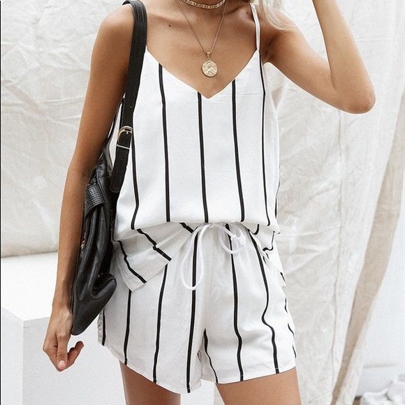 Sabo Skirt Pants - Sabo Skirt Honey Stripe Set